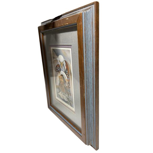 Jody Bergsma Eagle Spirit Art Print Framed Matte Signed Numbered Native American - Picture 6 of 15